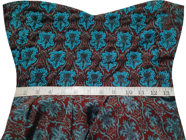 Floral Off Shoulder Hand Stitched Designer Beaded Dress