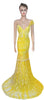One Shoulder Artful Beaded Chiffon Gown. Medium.