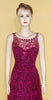 Pearl & Diamond Beaded Designer Silk Katan Lace Gown. Medium