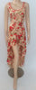 Pearl Beaded Floral Linen Dress. Medium