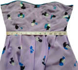 Light Purple Floral Patterns Matching Lace with Designer Beaded Apparel.