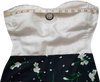 Off Shoulder White Top Floral Design Printed Skirt.