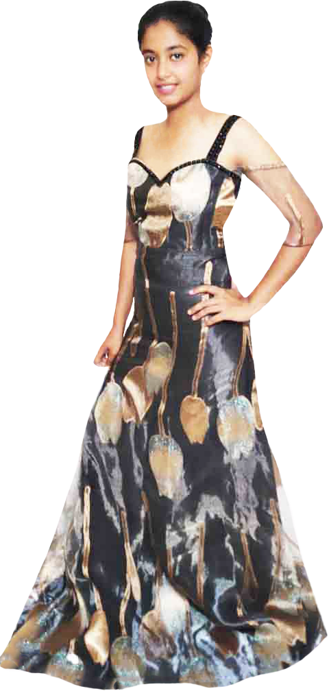 Sleeveless Black Gold  Blue Silver V Neck Silk Elegant