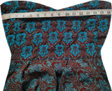 Floral Off Shoulder Hand Stitched Designer Beaded Dress