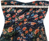 Off Shoulder Floral Patterned Artistic Beaded Embellishment