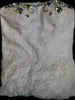 Crystal Beaded Royal Silk Net Wedding Gown. Medium