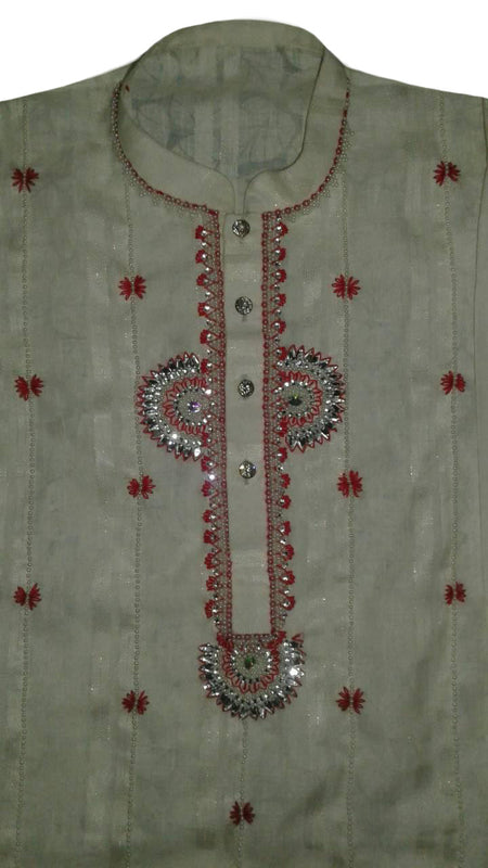 Hand stitched Crystal Beaded Designer Shirt. Large. (Starts from $59 to $389)