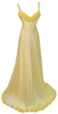 Sleeveless Handcrafted Chiffon Gown. Medium