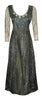 U Neck Pearl Beaded Dress. Medium