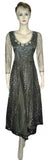 U Neck Pearl Beaded Dress. Medium