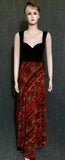 Sleeveless Multicolored Gown. Medium