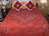 Hand Embroidered Needle Work Designer Bedspread Coverlet / Quilt  Set. Gift or Save for Family.  Queen / King