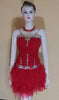 Sleeveless Crystal Beaded Dress  A Small.