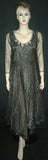 U Neck Pearl Beaded Dress. Medium