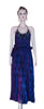 Sleeveless Beaded Sateen Silk Gown. Small