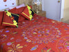 Hand Embroidered Needle Work  Special Days Designer Bedspread Coverlet / Quilt Set. Queen Save for Grandchildren.