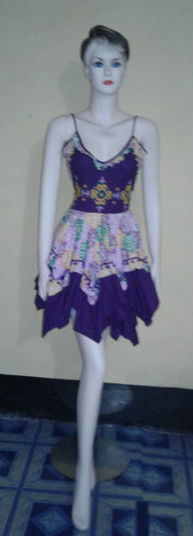 Hand Stitched Beaded Designer Short Dress. Small