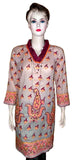 Hand Embroidered Beaded Designer Dress. Large