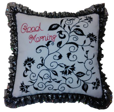 Needle Point Anniversary's Designer Pillow. Medium