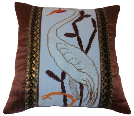 Needle Point Anniversary's Designer Pillow. Medium