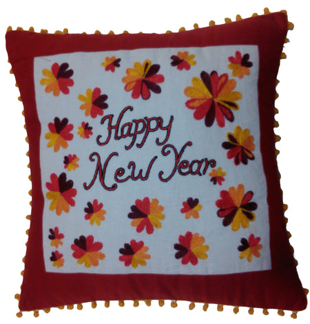 Needle Point Anniversary's Designer Pillow. Medium