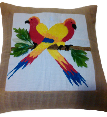 Needle Point Anniversary's Designer Pillow. Medium