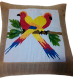 Needle Point Designer Pillow. Medium