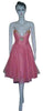 Crystal Beaded Sleeveless Short Dress. Medium