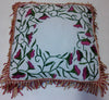 Needle Point Designer Pillow. Medium