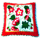 Needle Point Designer Pillow. Medium