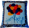 Needle Point New Year's Designer Pillow. Medium