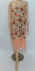 Metal Beaded Linen Short Midi. Medium