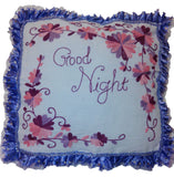 Needle Point Designer Pillow. Medium