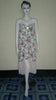 Metal Beaded Linen Short Midi. Medium