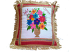 Needle Point Designer Pillow. Medium