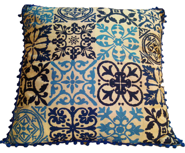 Needle Point Designer Pillow. Medium