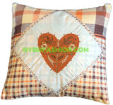 Needle Point Valentine Designer Pillow. Medium