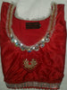 Crystal & Diamond Beaded Valentine Silk Sateen Net Gown Medium