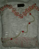 Sleeveless Pearl Beaded Silk Lace Latest Gown. Medium.