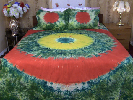 Hand Embroidered Applique Designer Bedspread Coverlet Set (On order)